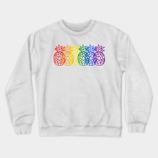 Pineapple Rainbow Crewneck Sweatshirt